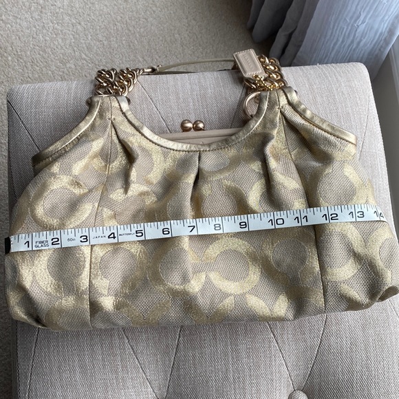 Coach Gold Satchel Bag - Picture 7 of 7
